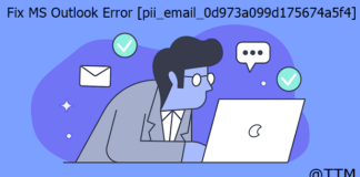 Fix MS Outlook Error [pii_email_0d973a099d175674a5f4]